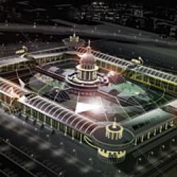 Разработка архитектурного концепта Торгово-развлекательного центра.